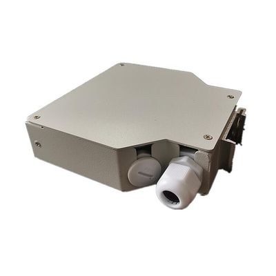12 Core Cold Rolled Steel Fiber Optic Din Rail Terminal Box With Lc Duplex Adapter