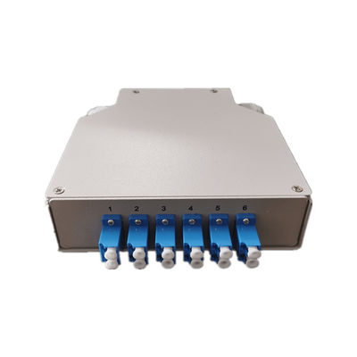12 Core Cold Rolled Steel Fiber Optic Din Rail Terminal Box With Lc Duplex Adapter