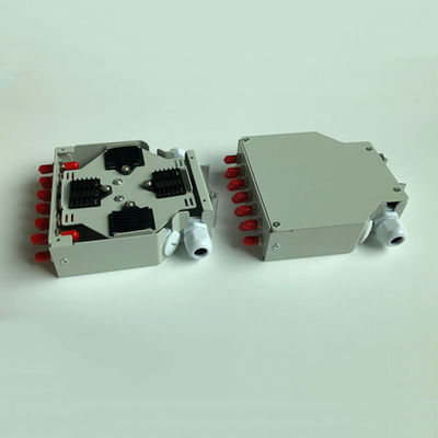12 Port Din Rail Mounted Fiber Optic Din Rail Terminal Box With St Adapter