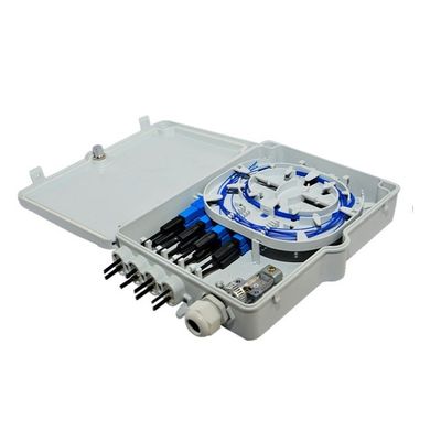 8Port Fiber Optic Terminal Box IP-66 Protection Level SM SC Wall Pole Mount