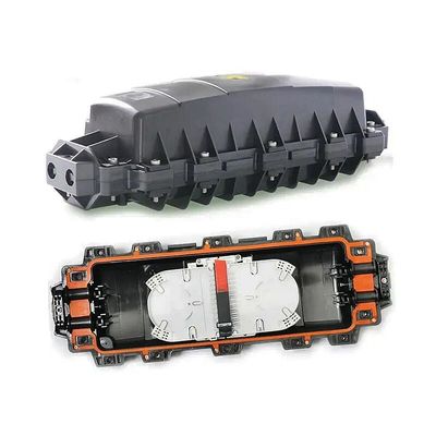 Underground 288Cores Fiber Optic Closure 2in 2out Horizontal Aerial Joint Enclosure