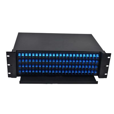 3u 3ru 19&quot; ODF 96 Fiber Optic Rack Mounted Enclosure Drawer Type Patch Panel