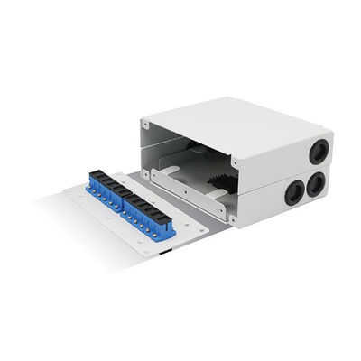 Fiber Optic Splicing Metal Box Din-Rail And Wall Mounting Enabled 12 Sc Upc Adapter