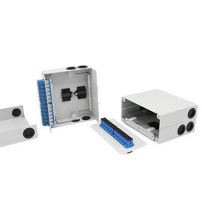 Fiber Optic Splicing Metal Box Din-Rail And Wall Mounting Enabled 12 Sc Upc Adapter