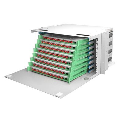 ODF 19 Rack Patch Panel Sc Adapter Fc Patch Panel 6U 96 Core