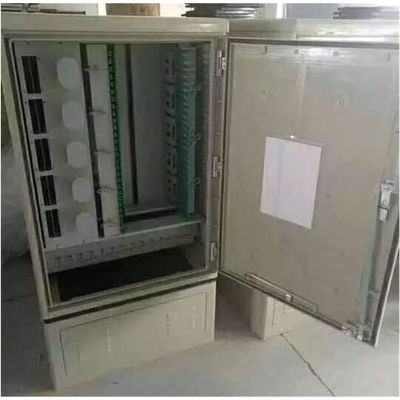 FTTX Outdoor Fiber Optic Cabinet FDT SC Port 288 Fibers Waterproof