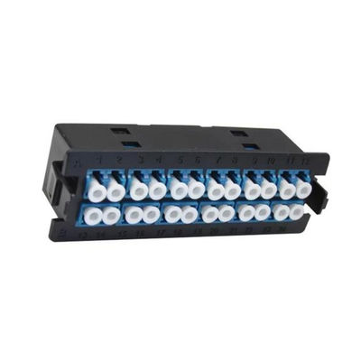 96FO MPO MTP Patch Panels LC Duplex 1U Fiber Patch Panel 12 Slot