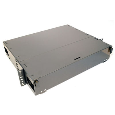 LGX 2U Rack Mount Fiber Enclosure 6 Adapter Panel LC UPC Duplex 6 Slots 72F