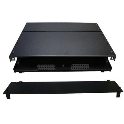 LGX 2U Rack Mount Fiber Enclosure 6 Adapter Panel LC UPC Duplex 6 Slots 72F