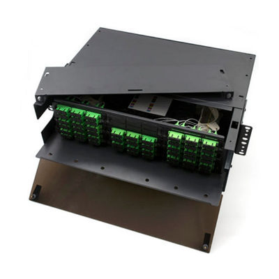 3RU MPO MTP Patch Panels 108F Fiber Patch Panel SC APC Holds 9 LGX Adapter