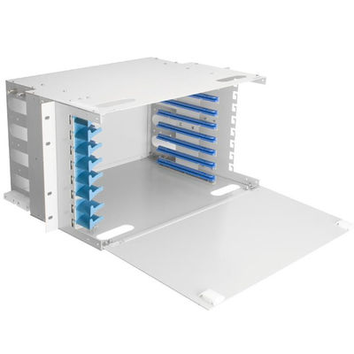 ODF 19 Rack Patch Panel Sc Adapter Fc Patch Panel 6U 96 Core