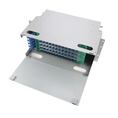 Gray ODF Patch Panel Rack 19 72 Core FC / SC Optic Distribution Frames