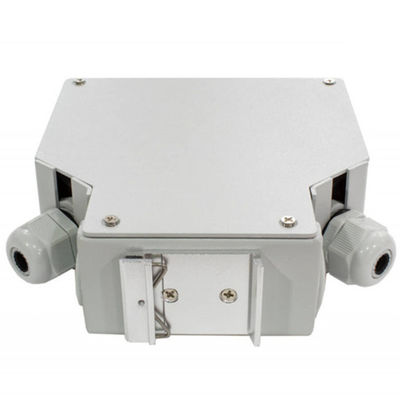24 Core Fiber Optic Din Rail Terminal Box With 12 Pcs Lc/Apc Duplex Aadapter