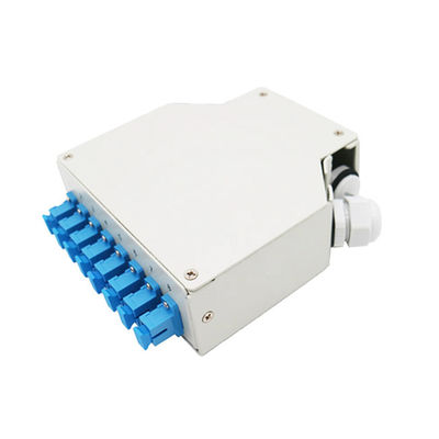 8 Port Din Rail Mounted Fiber Optic Din Rail Terminal Box With Sc/Upc Adapter Singemode Pigtails