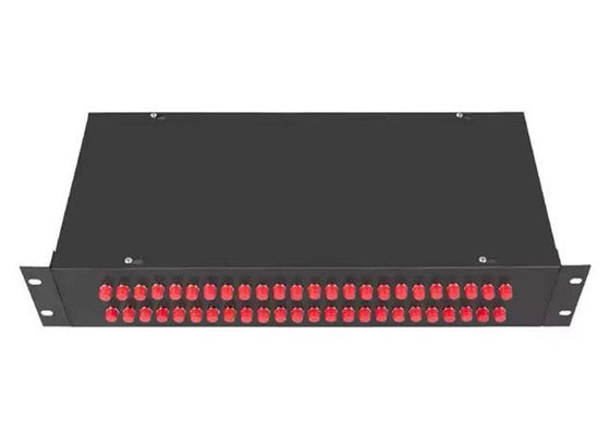 2U Optical Fiber Distribution Panel Box Enclosure Rack Mount Fc Adapter