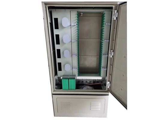 Pedestal Mounted Fiber Optic Cabinet Outdoor Distribution Cabinet IP65