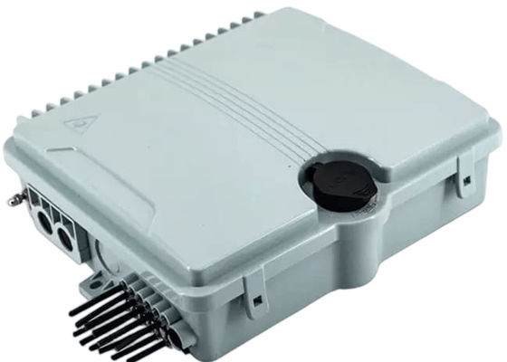 Fiber Optic Terminal Box 12Port SC/LC/ST/FC IP-66 UPC/APC Light Gray FTTH