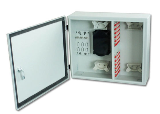 48F Wall Mount Fiber Enclosure IP65 ODF Outdoor Optic Distribution Box 48 Port