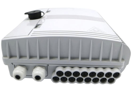 Indoor / Outdoor 16 Port Splitter Fiber Optic FTTH Splitter Box