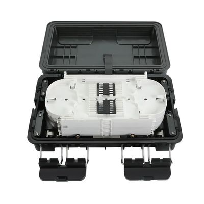 ABS Fiber Optic Splice Closure 2In 2Out Horizontal Cable Joint Enclosure
