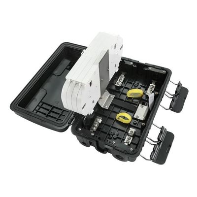 ABS Fiber Optic Splice Closure 2In 2Out Horizontal Cable Joint Enclosure