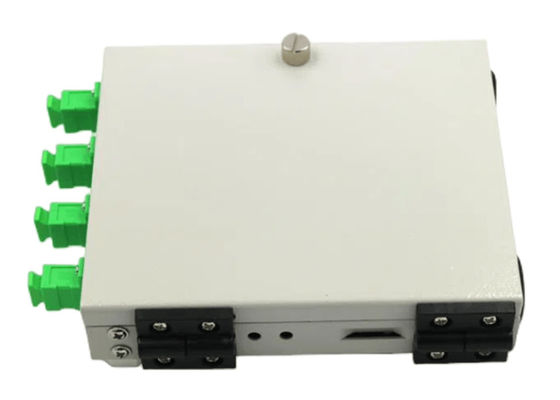 Mini Wall Mount 4 Port Fiber Termination Box SC Clamshell FTTD