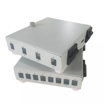 Mini Wall Mount 4 Port Fiber Termination Box SC Clamshell FTTD
