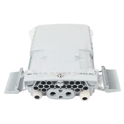 SM / MM Fiber Optic Splitter Box Light Grey 1x8 PLC Splitter