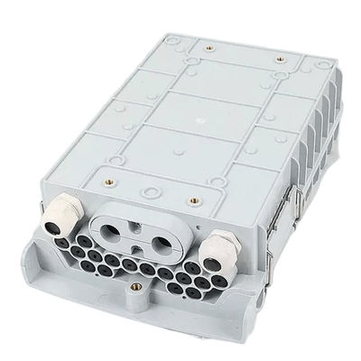 SM / MM Fiber Optic Splitter Box Light Grey 1x8 PLC Splitter