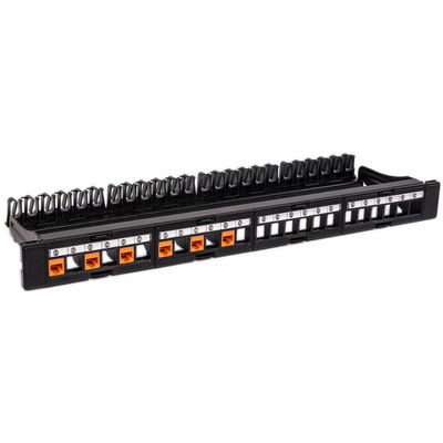 CAT5 CAT6 Network Patch Panel UTP Blank Unloaded RJ45 24 Port Patch Panel