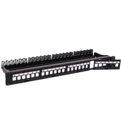 CAT5 CAT6 Network Patch Panel UTP Blank Unloaded RJ45 24 Port Patch Panel