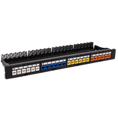 CAT5 CAT6 Network Patch Panel UTP Blank Unloaded RJ45 24 Port Patch Panel