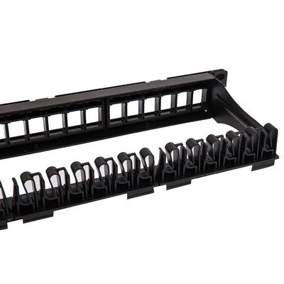 CAT5 CAT6 Network Patch Panel UTP Blank Unloaded RJ45 24 Port Patch Panel