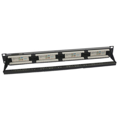 UTP 24 Port CAT6 Patch Panel 1U Keystone Patch Panel Blank RJ45