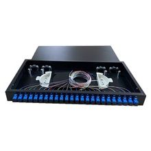 48 Core Metal Fiber Optic Patch Panel ODF 24FO