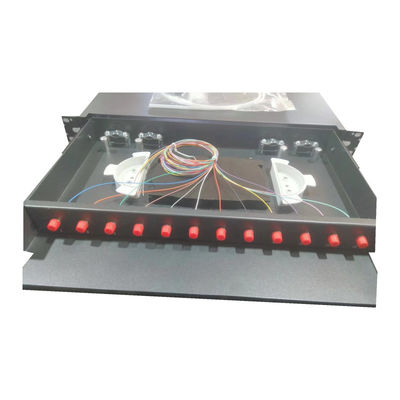 12 FC UPC Sliding Fiber Optic Patch Panel For Efficient Network Installations