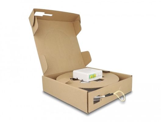Wall Mounted Fiber Termination Boxes with 4 Ports LSZH Cable Jacket