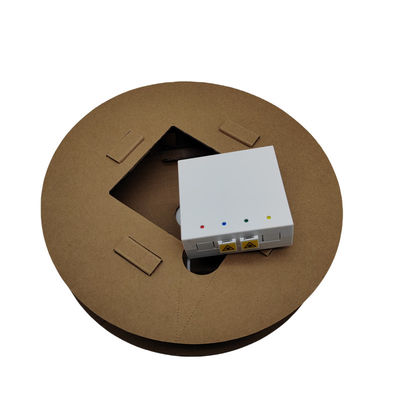 4 Port Pre Terminated Compact Fiber Termination Boxes Kit Outlet Box